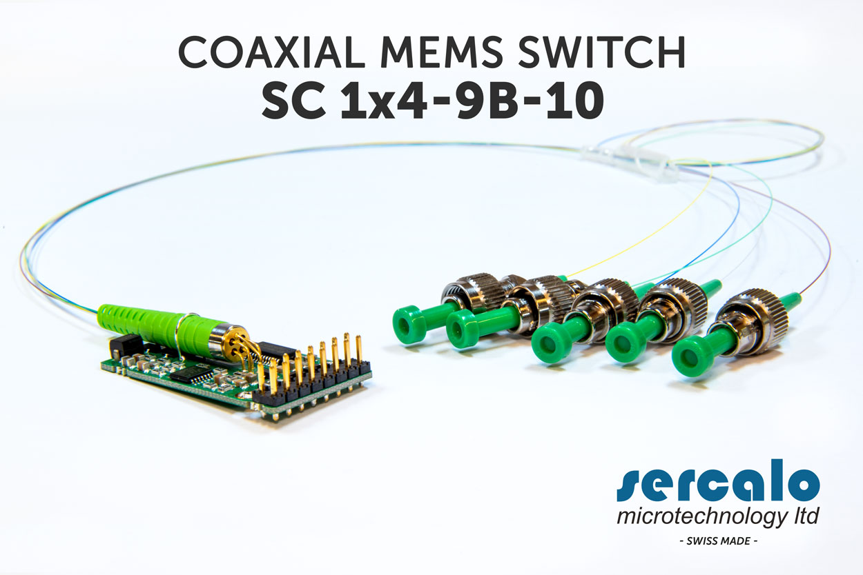 Optical mems switch SC 1x4-9B-10